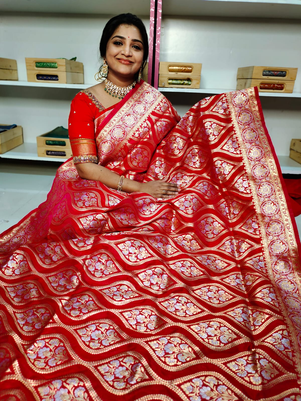 80% Katan banarasi sarees