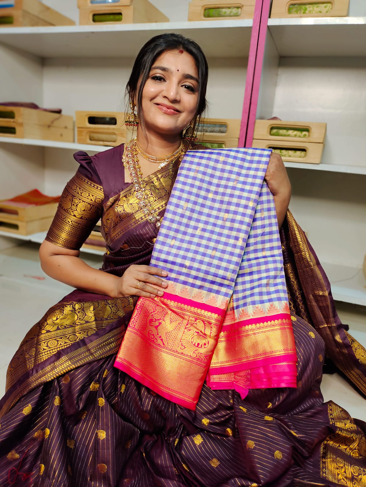 Vitange gadwal silk saree
