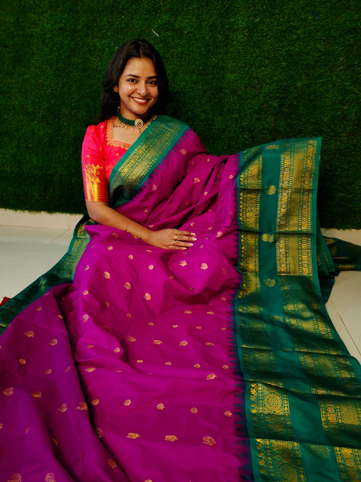 Vitange gadwal silk saree