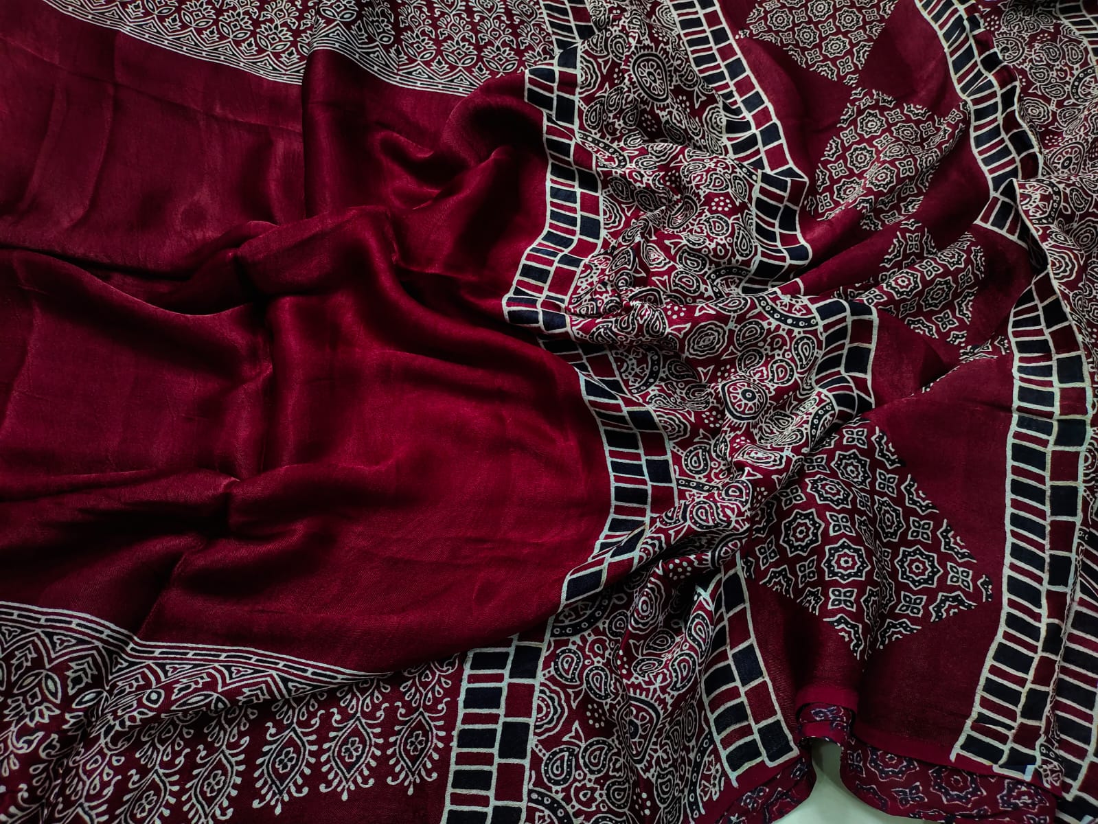 Ajrak sarees
