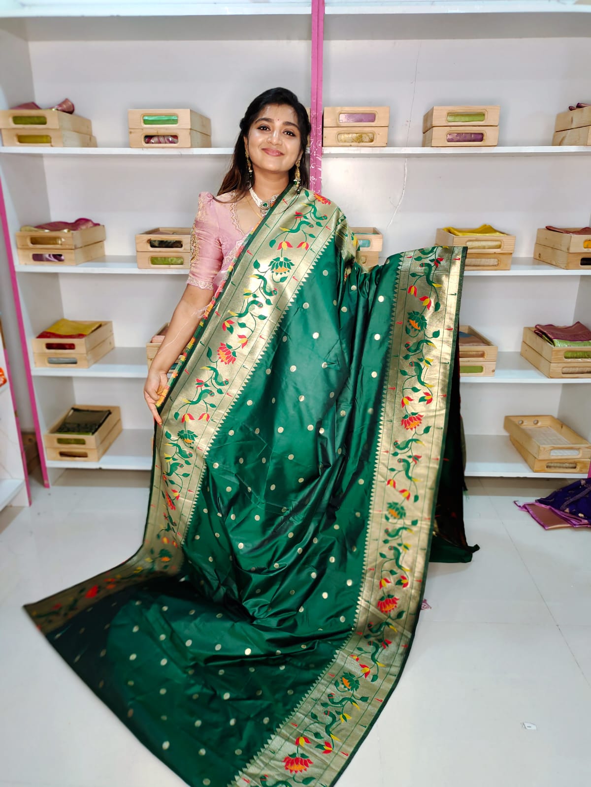 శ్రావణమాసం క్లియరెన్స్ సేల్ ఫ్యాన్సీ చీరలు
