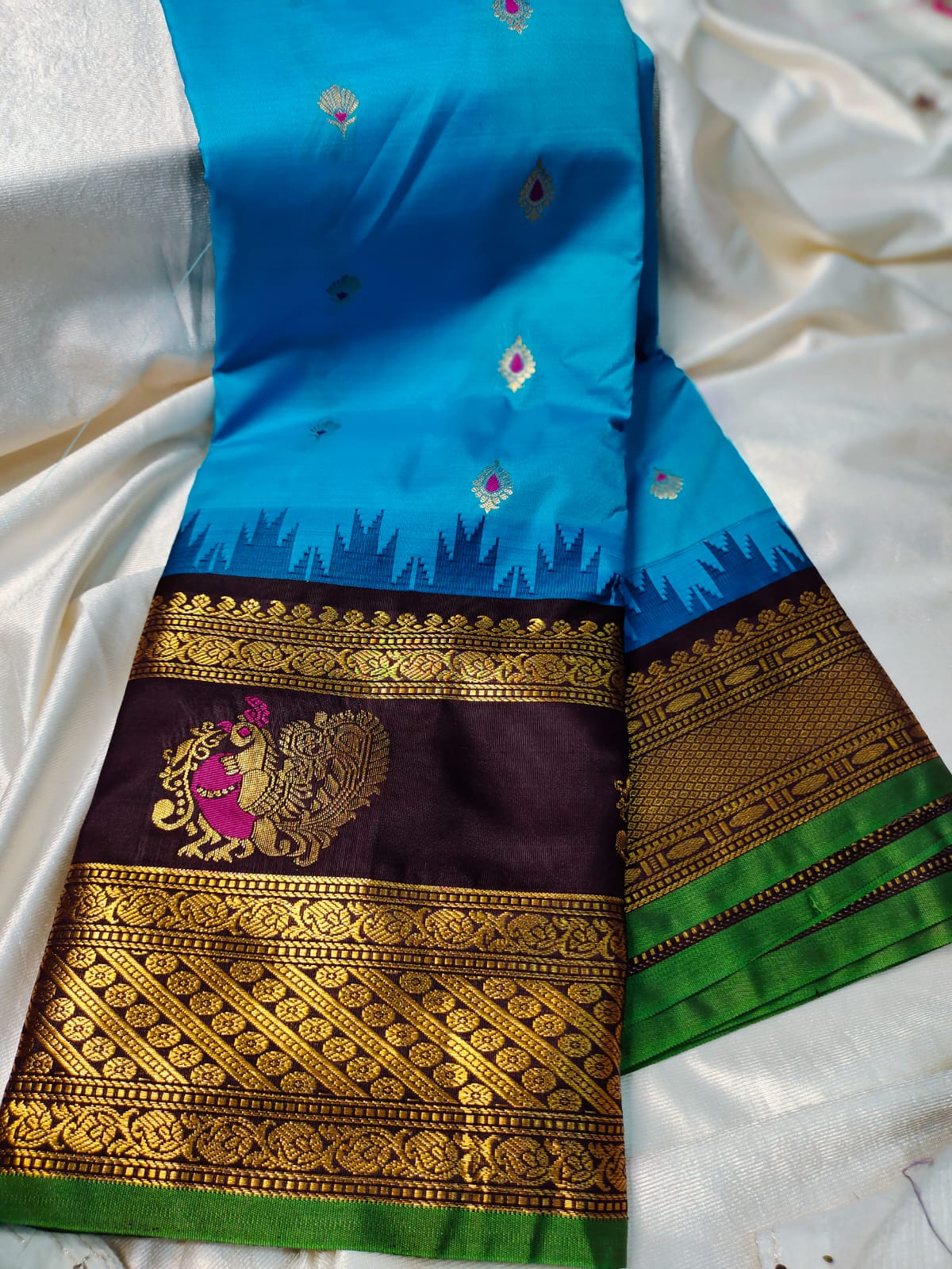 Vintage gadwal silks
