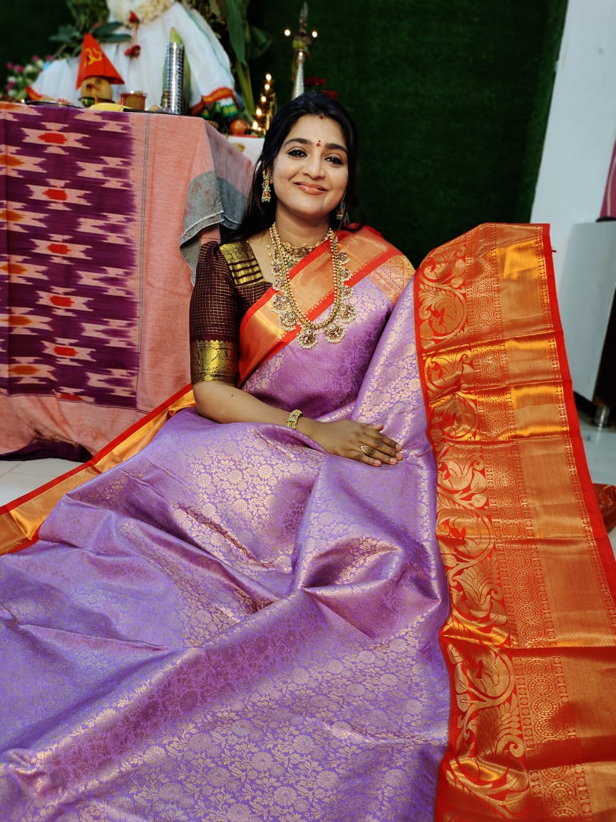 Lavender kanchi