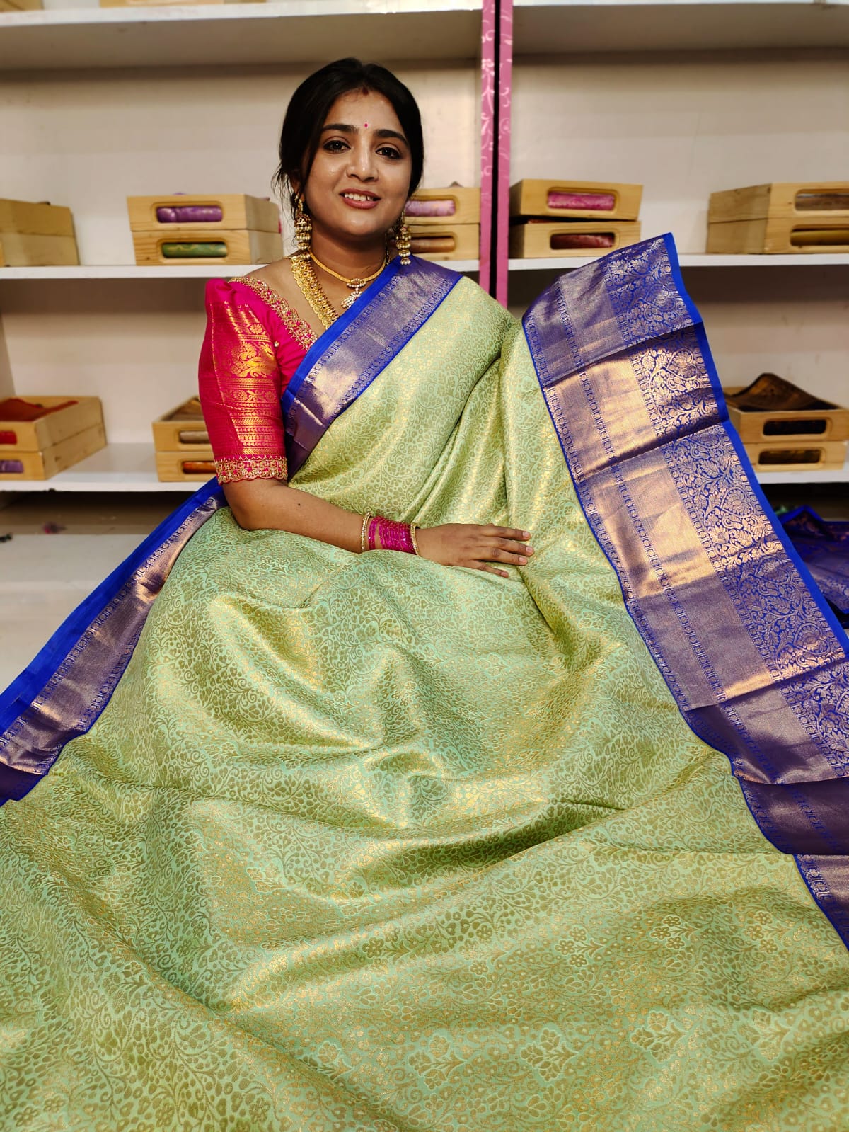 90% offer Kanchi pattu collection