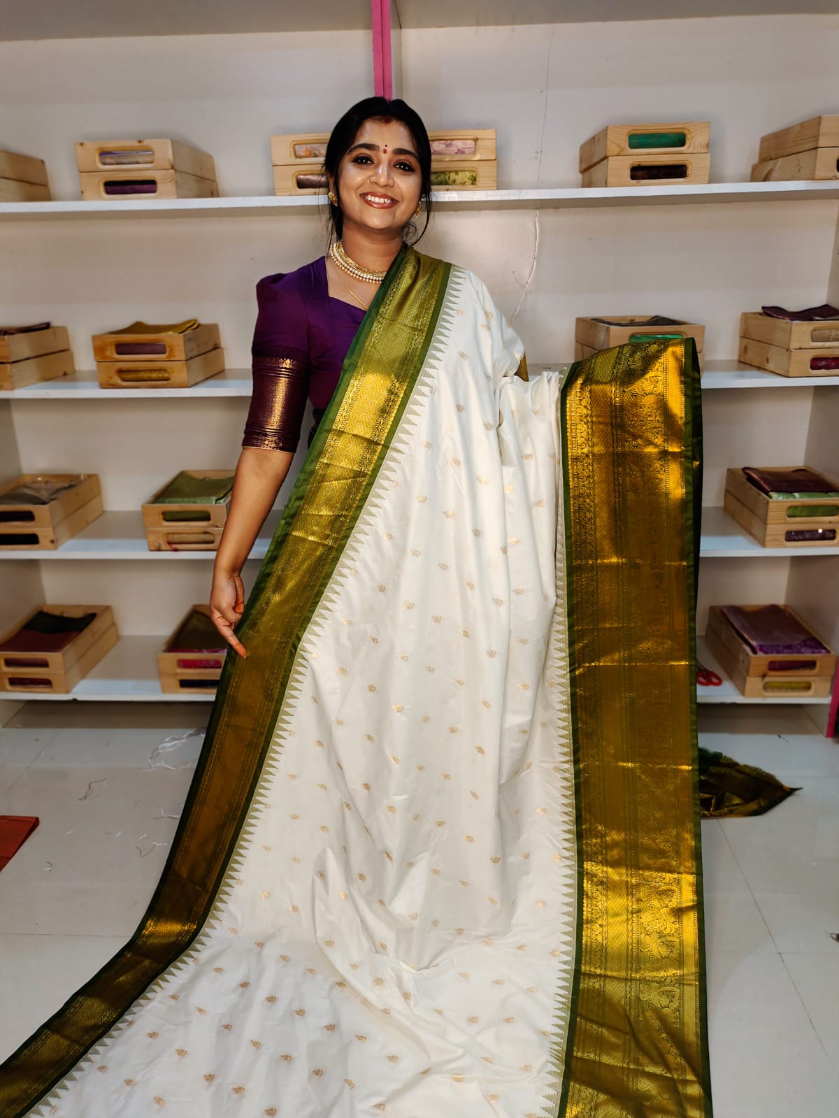 Sravanamasam sale gadwal silk