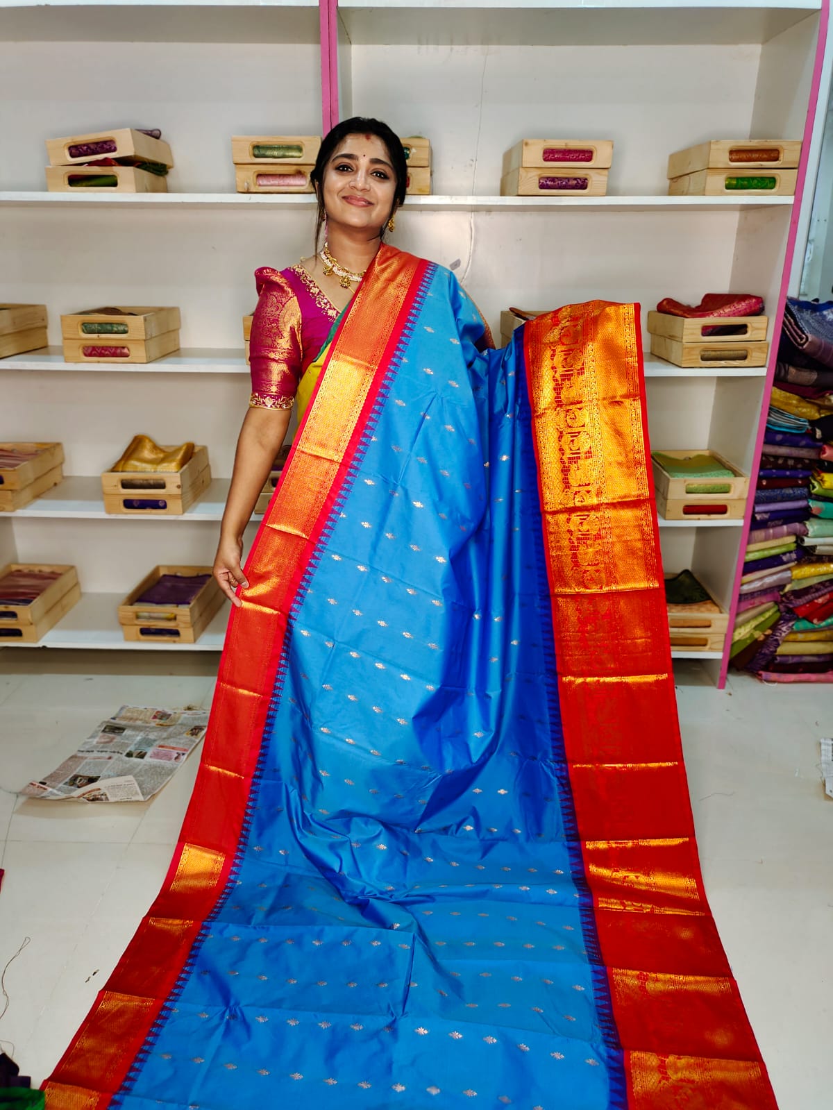 Ashadam sale gadwal silk saree