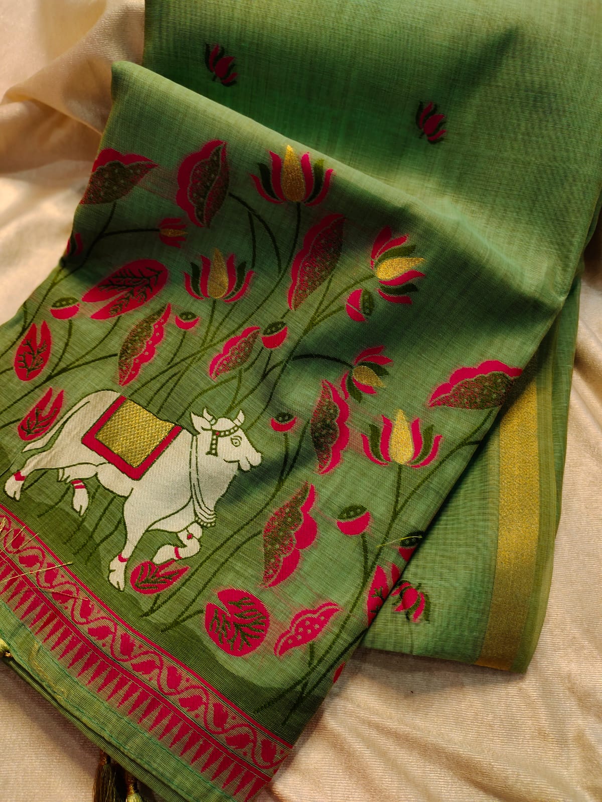 Chanderi jamdhani sarees