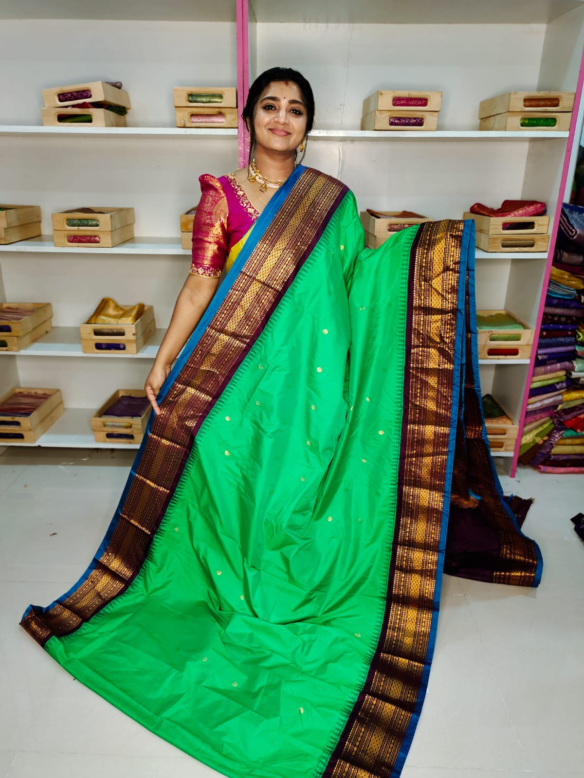 Ashadam sale gadwal silk saree