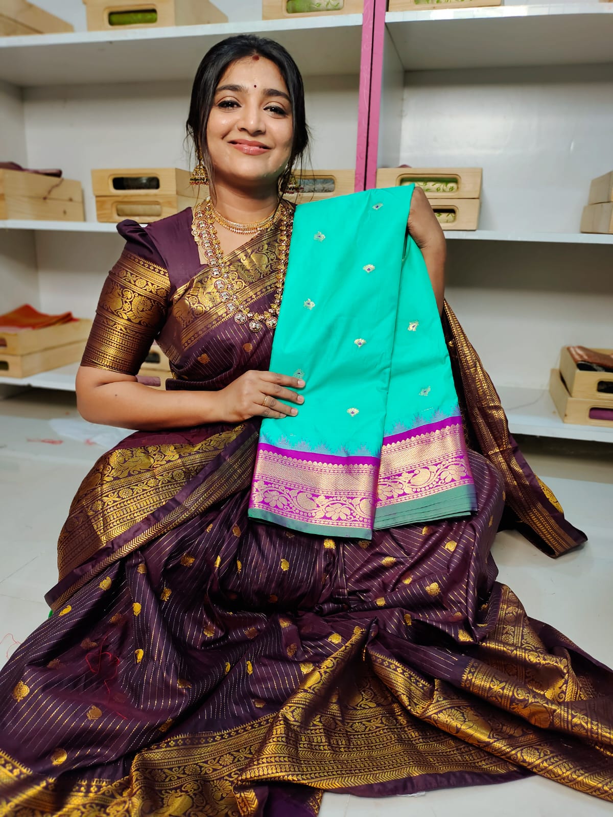 50% గద్వాల్ సిల్క్ చీర ఆఫర్