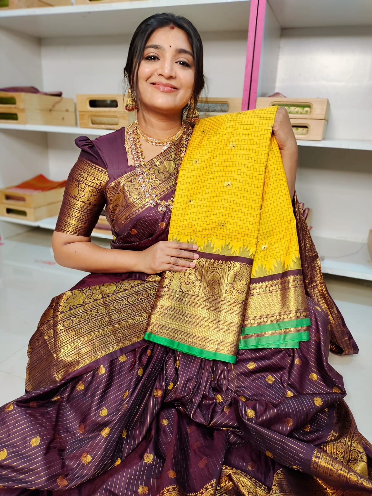 Vitange gadwal silk saree