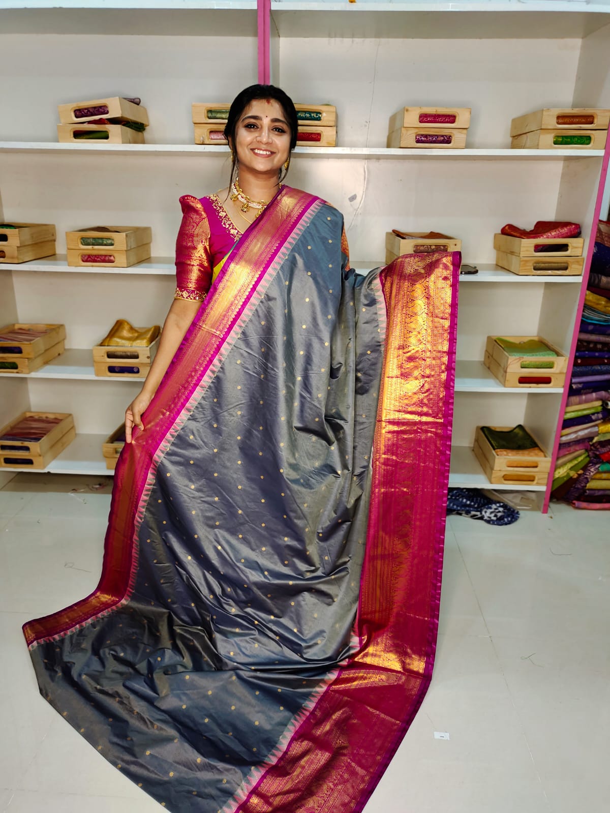 Ashadam sale gadwal silk saree