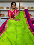 Ikkat pattu saree