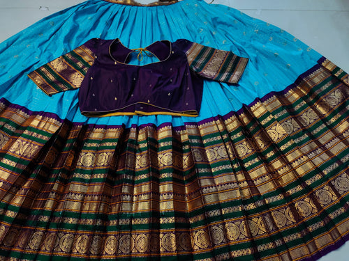 Vintage gadwal lehangas