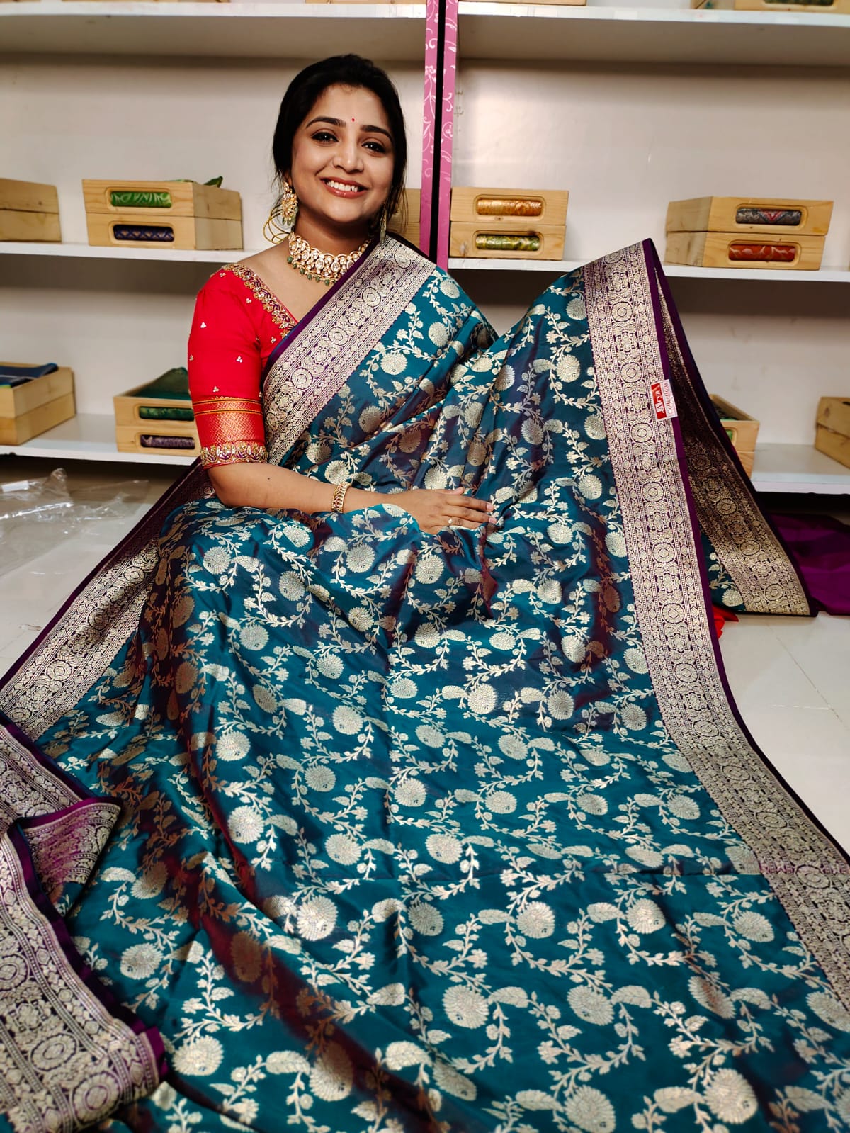 80% Katan banarasi sarees