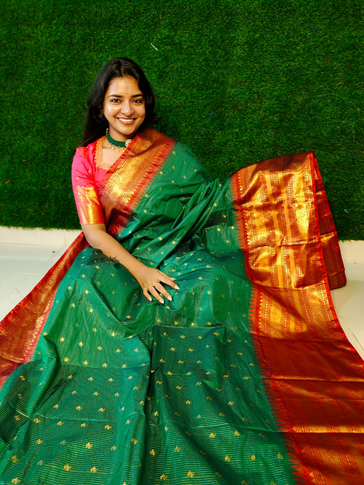 50% offer gadwal silk Saree