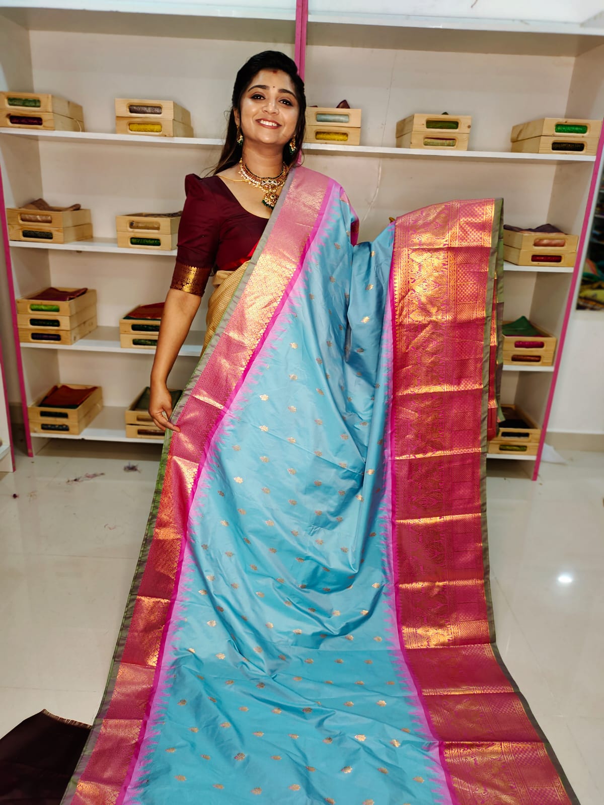50% offer gadwal silk saree