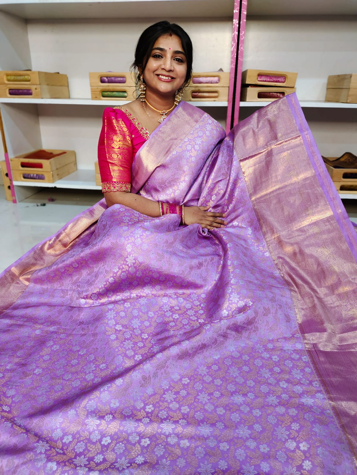 90% offer Kanchi pattu collection
