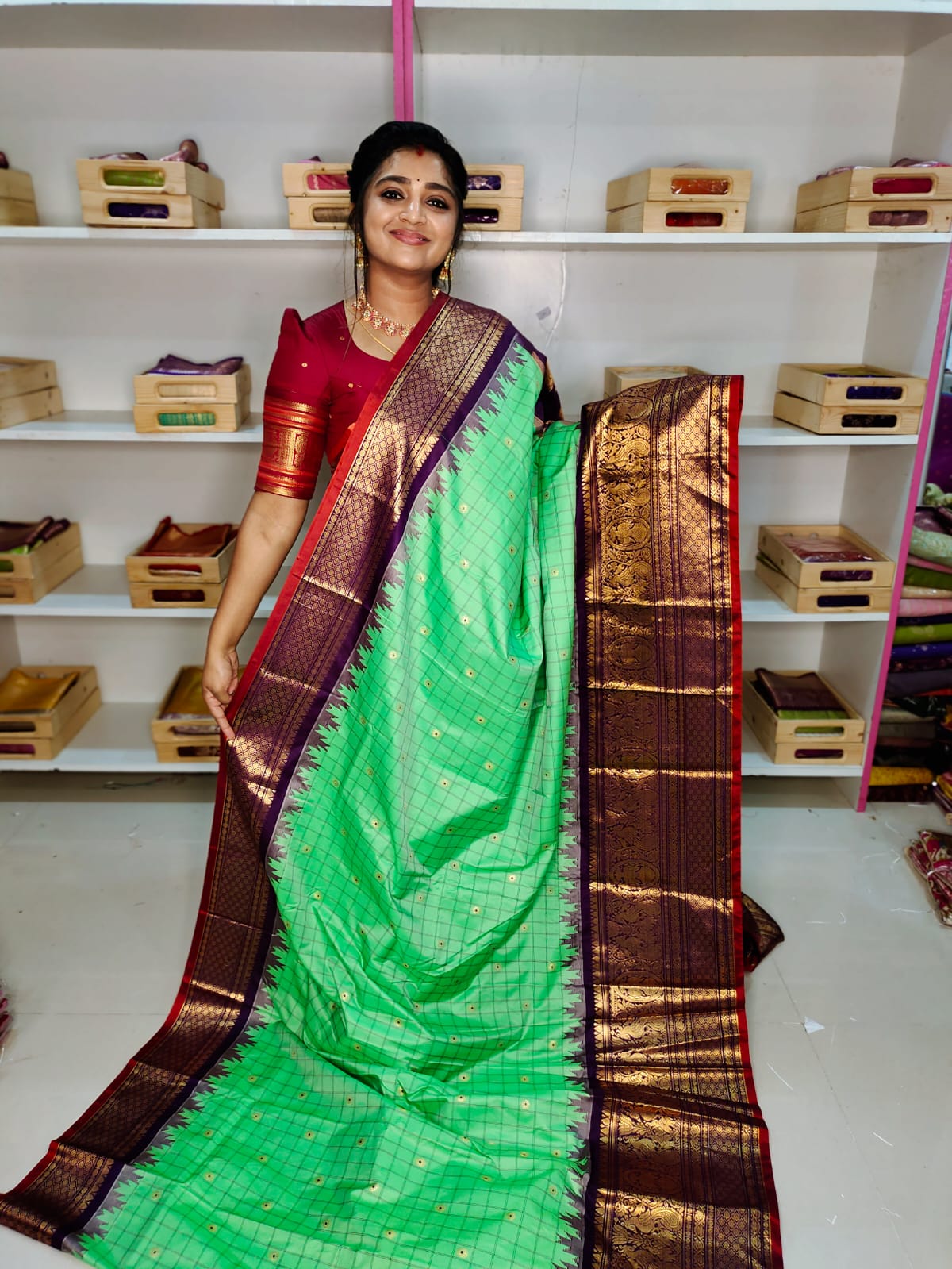 Primeme gadwal silk saree