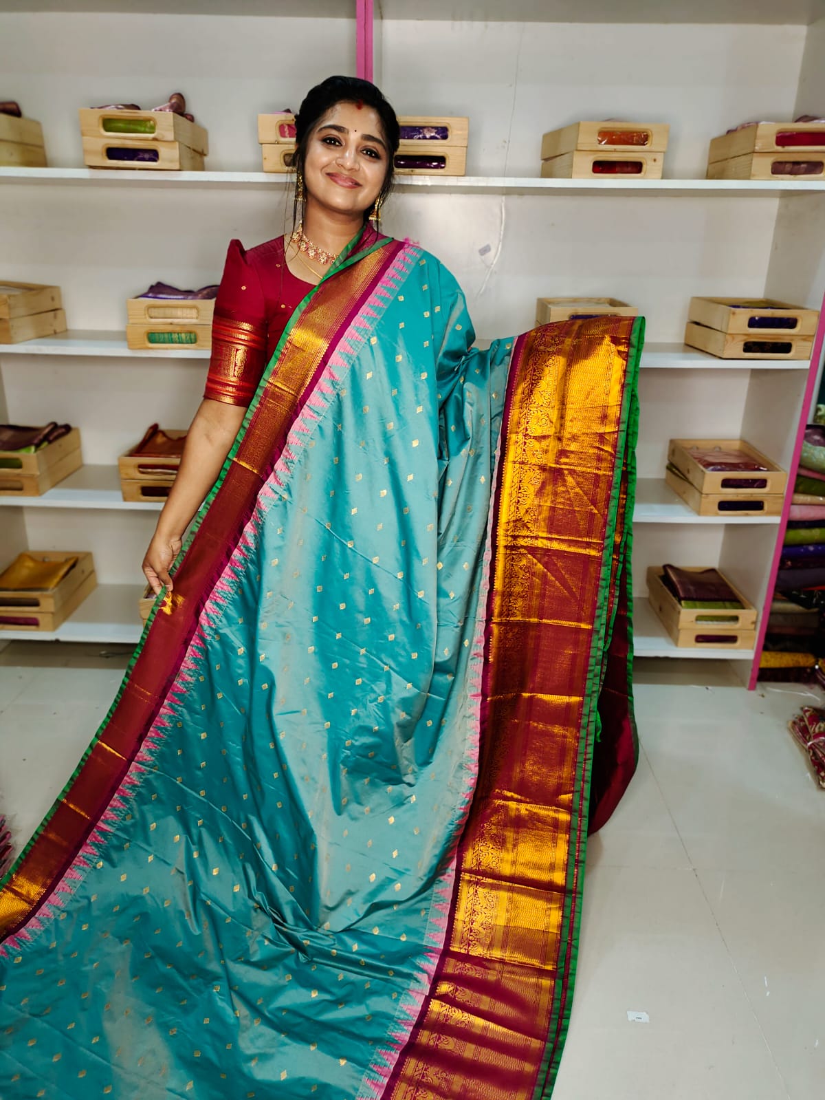 Ashadam sale gadwal silk saree