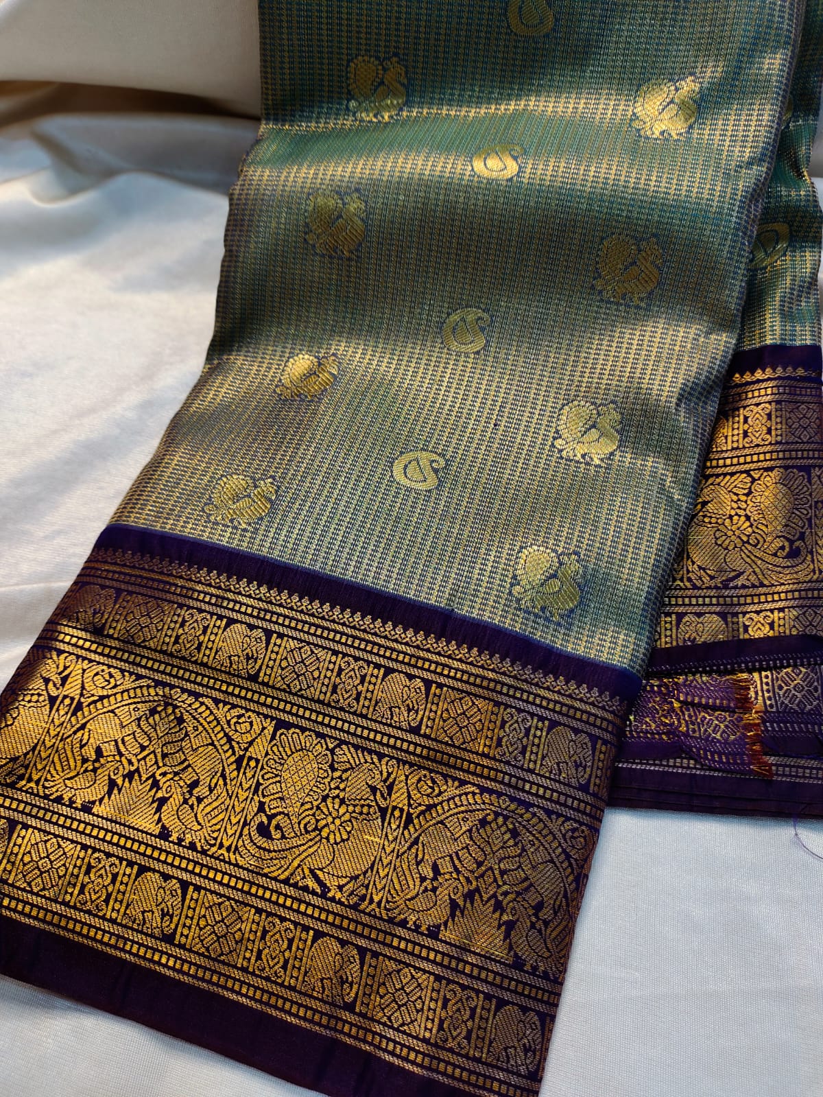 Vintage gadwal sarees