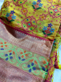 Chanderi ikkat