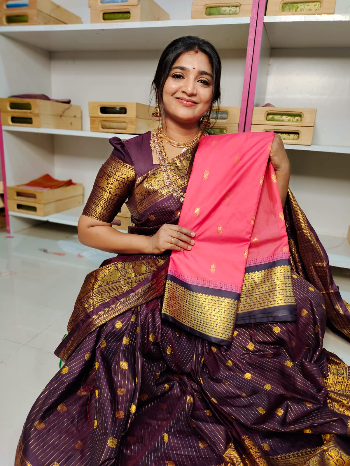 50% గద్వాల్ సిల్క్ చీర ఆఫర్