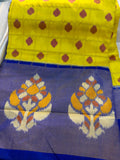 50% ikkat pattu saree