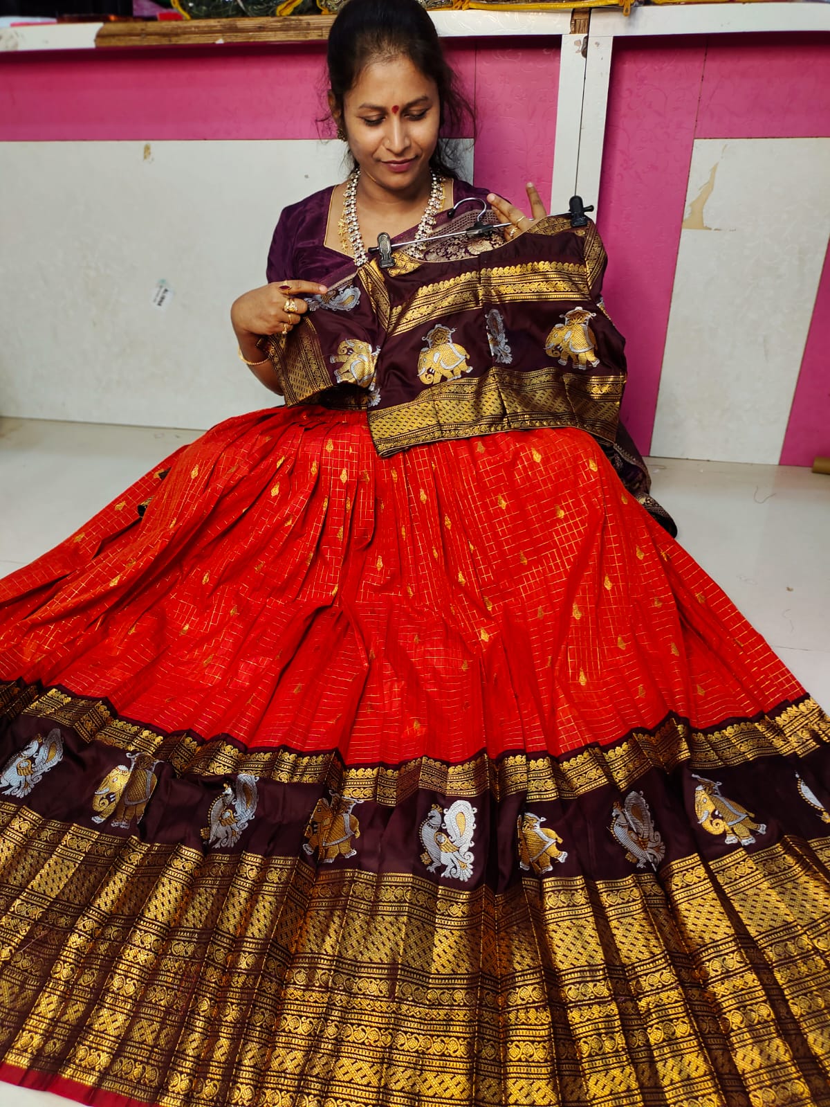 Premium Gadwal lehenga
