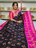 Ikkat pattu saree