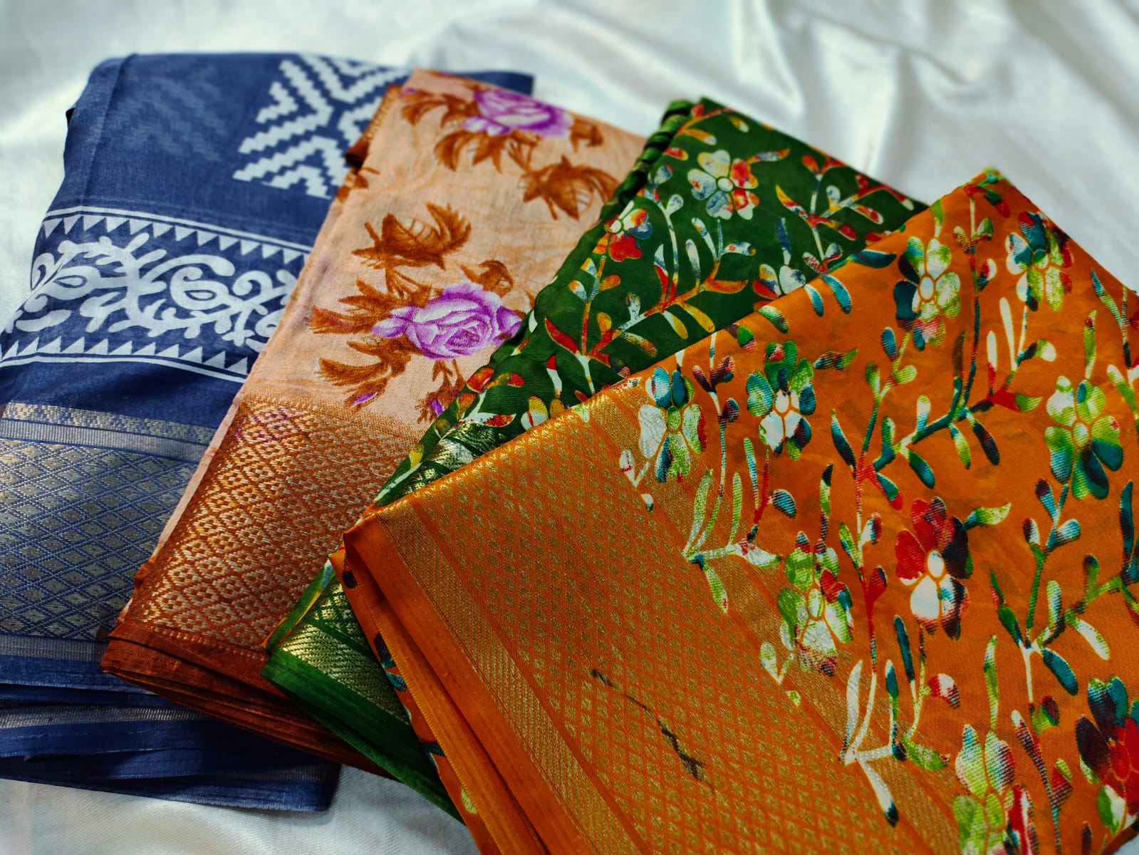 1+3 dola silk saree