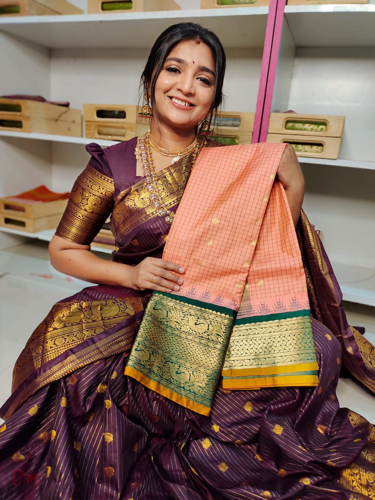 Vitange gadwal silk saree