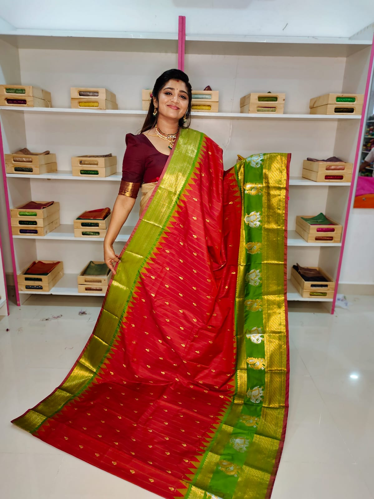 50% offer gadwal silk saree