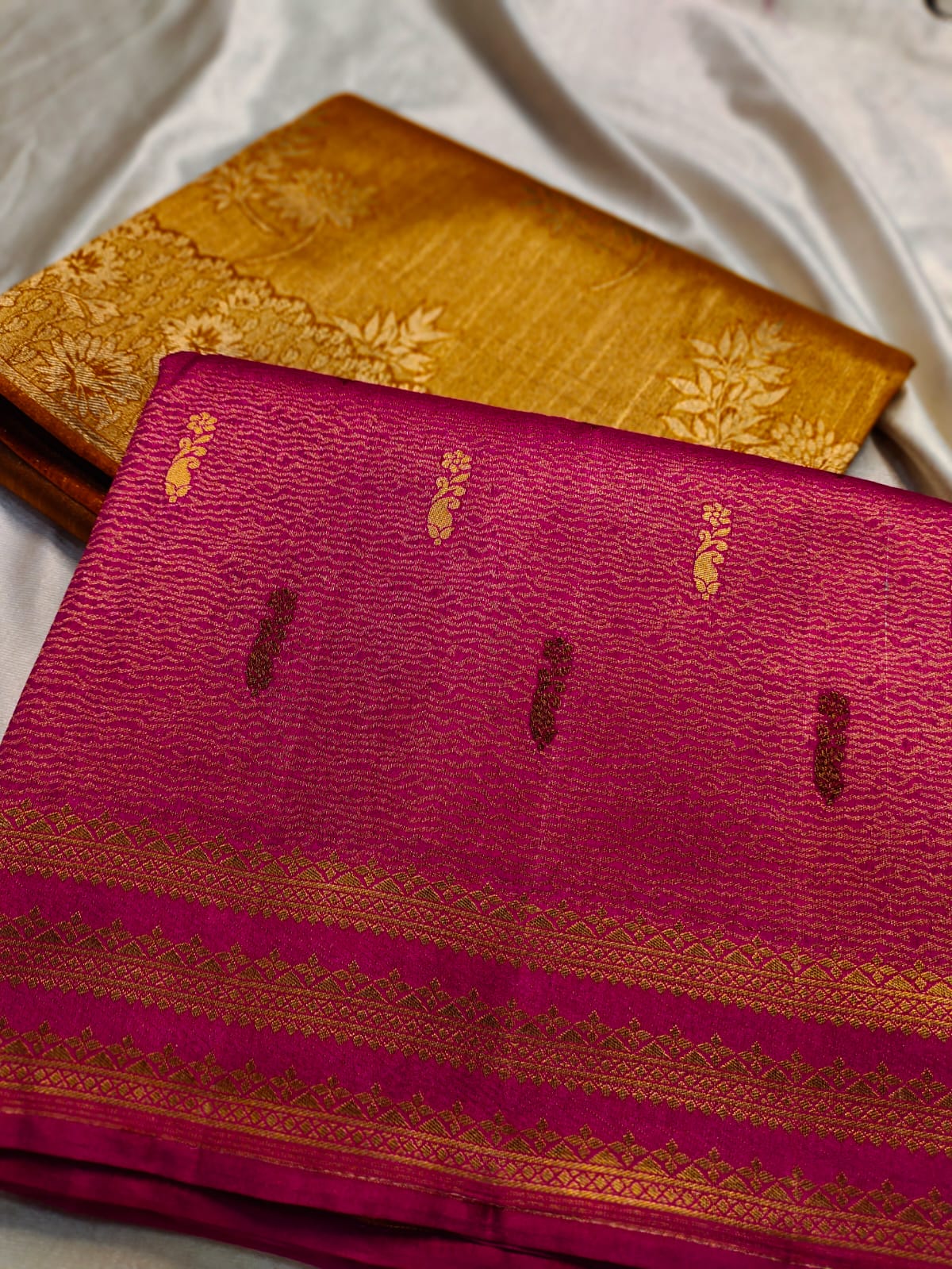 1+1 banarasi saree