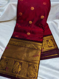 Vintage gadwal silk saree