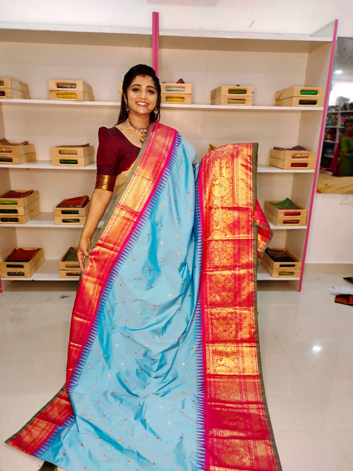 50% offer gadwal silk sarees