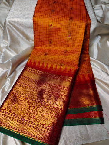 Vitange gadwal silk