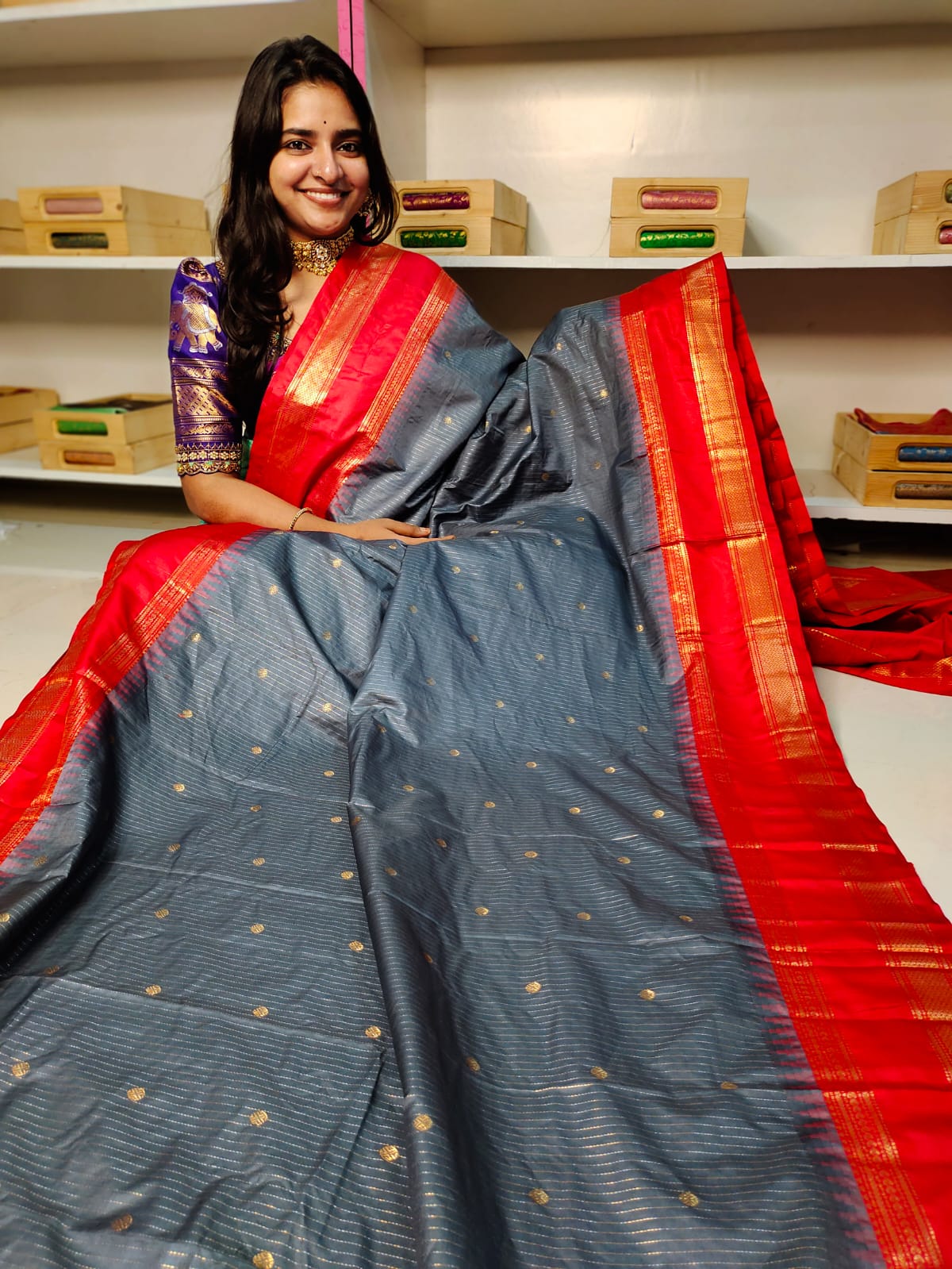 50% offer gadwal silk saree