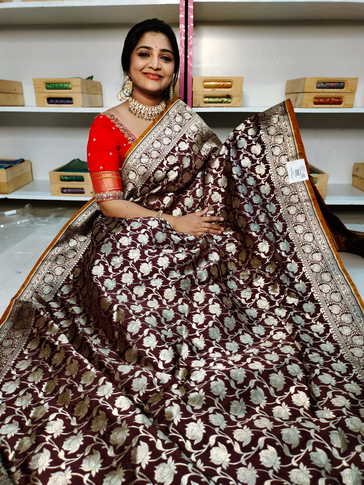 80% Katan banarasi sarees