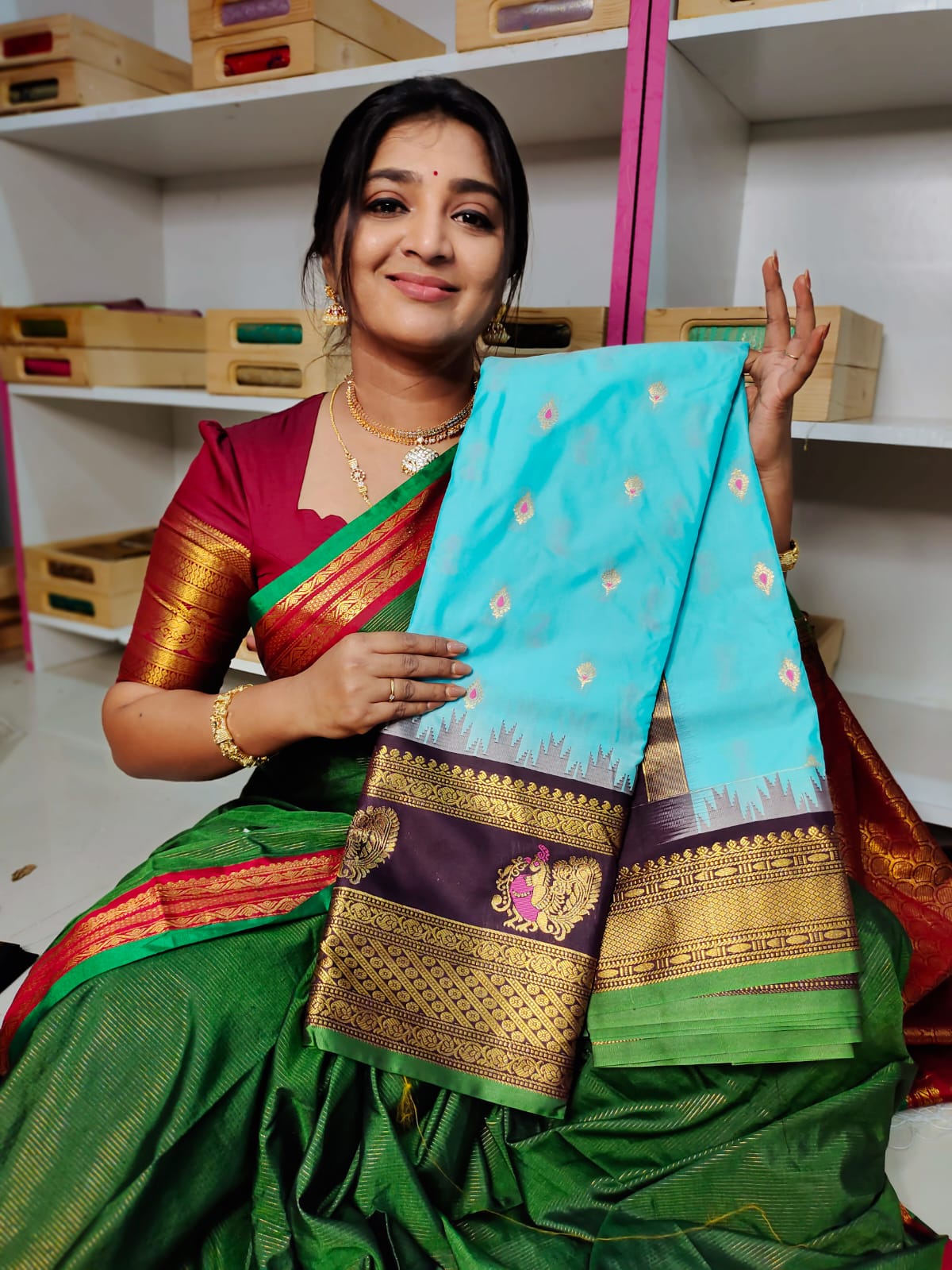 Vintage gadwal silk