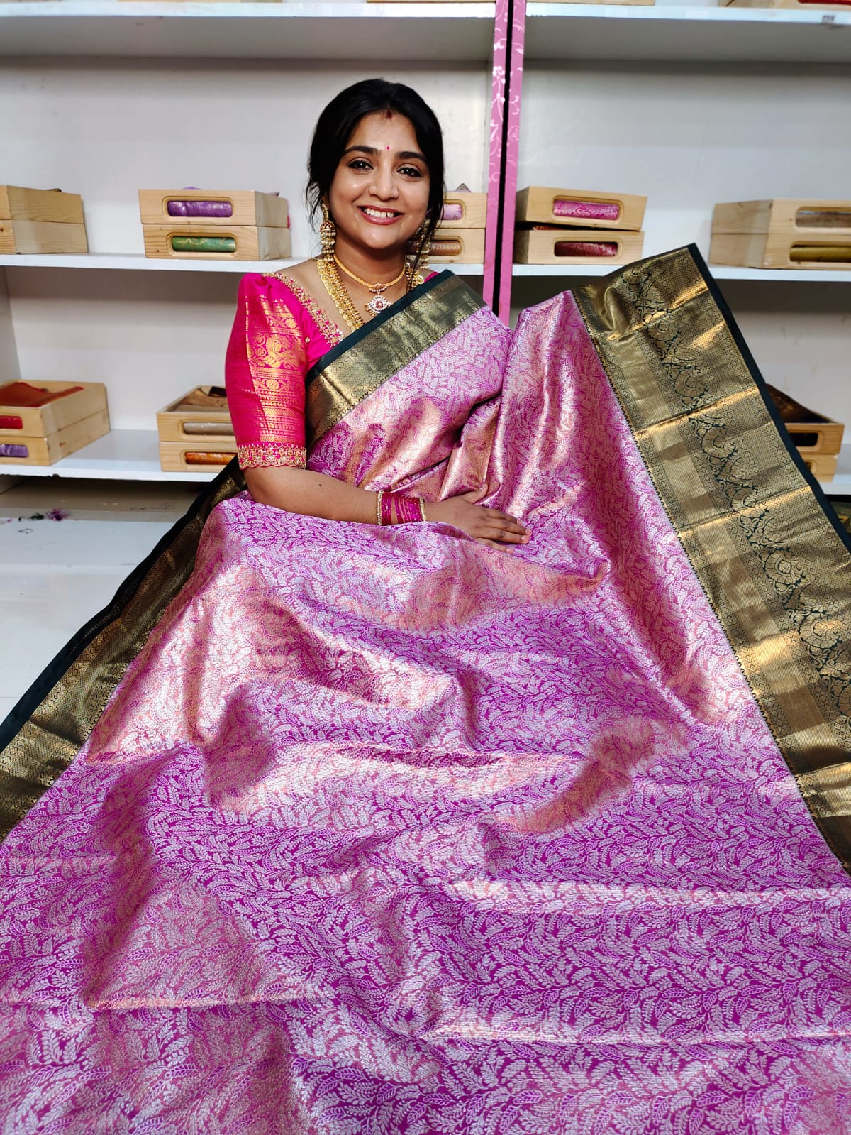 90% offer Kanchi pattu collection