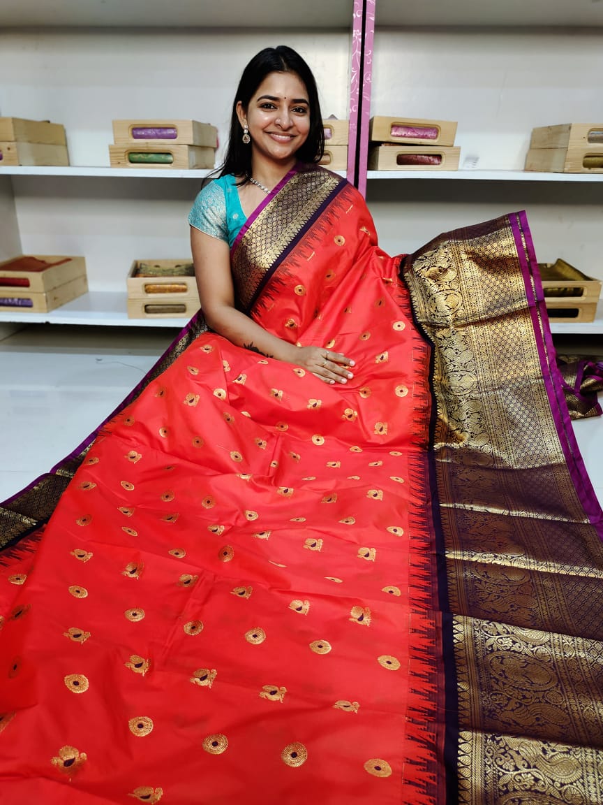 65% offer gadwal silk saree