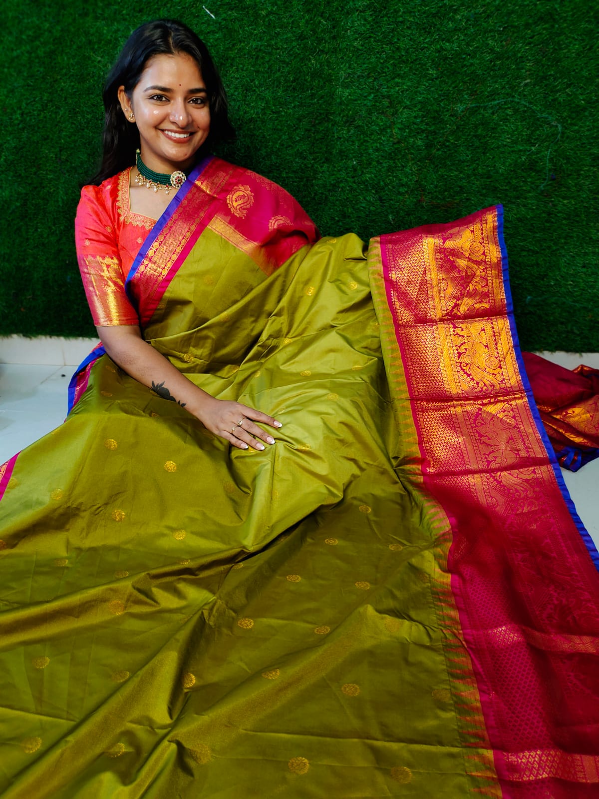 Vitange gadwal silk saree