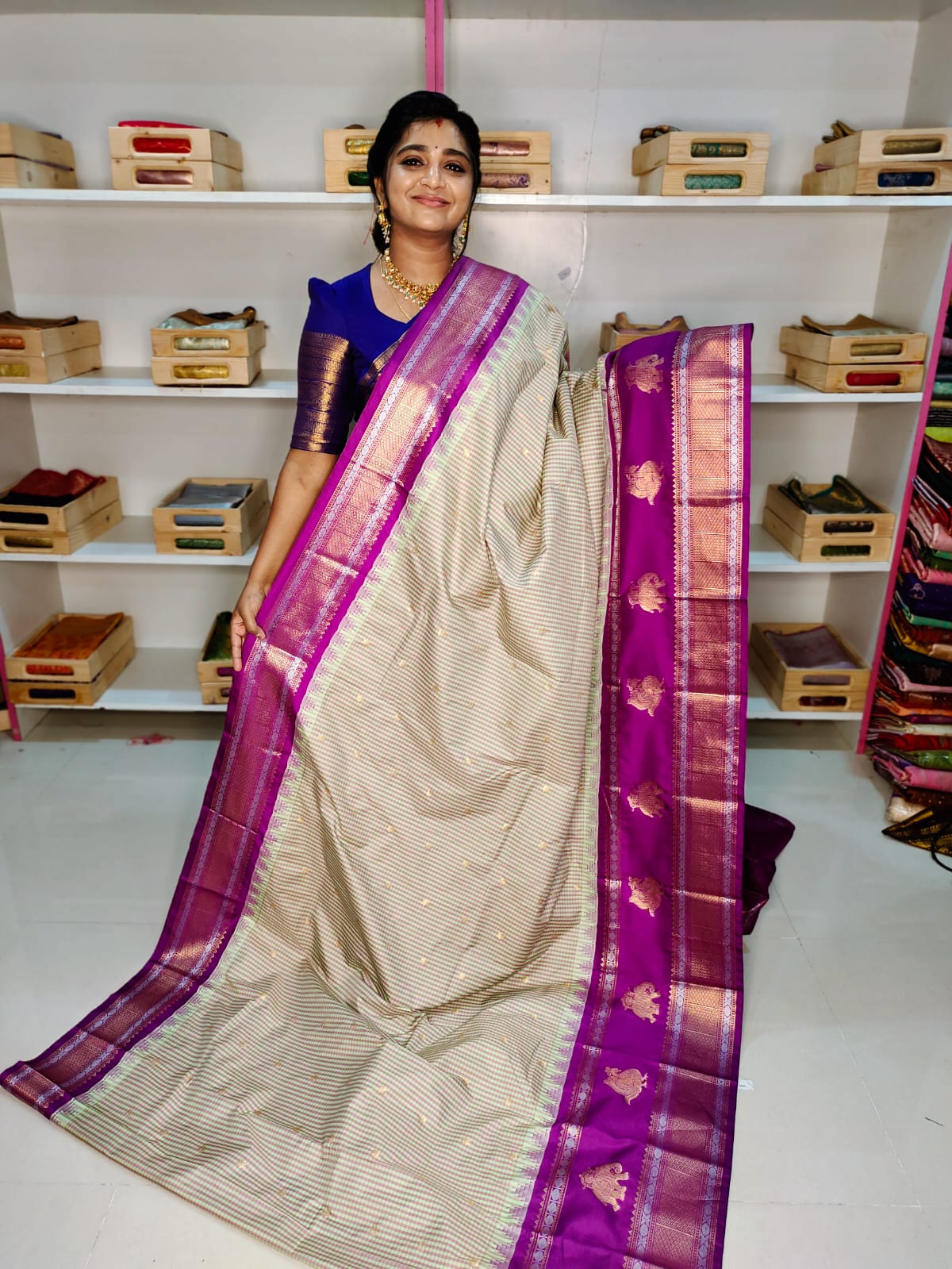 Primeme gadwal silk saree