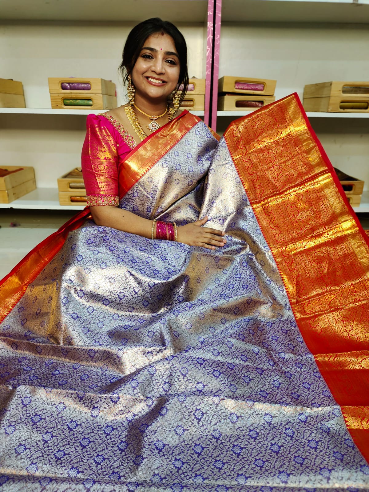 90% offer Kanchi pattu collection