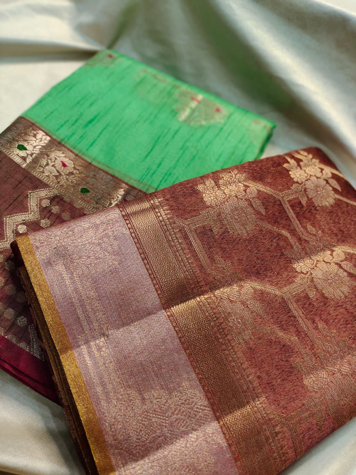 1+1 fancy saree