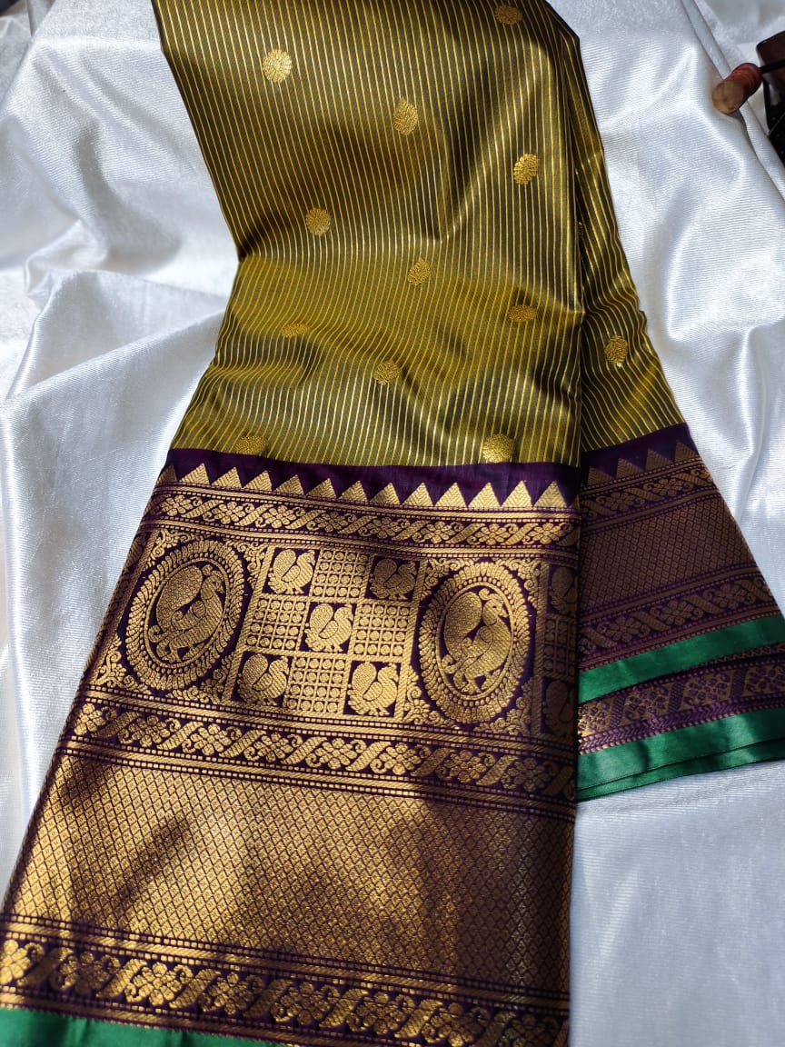 Vitange gadwal silk