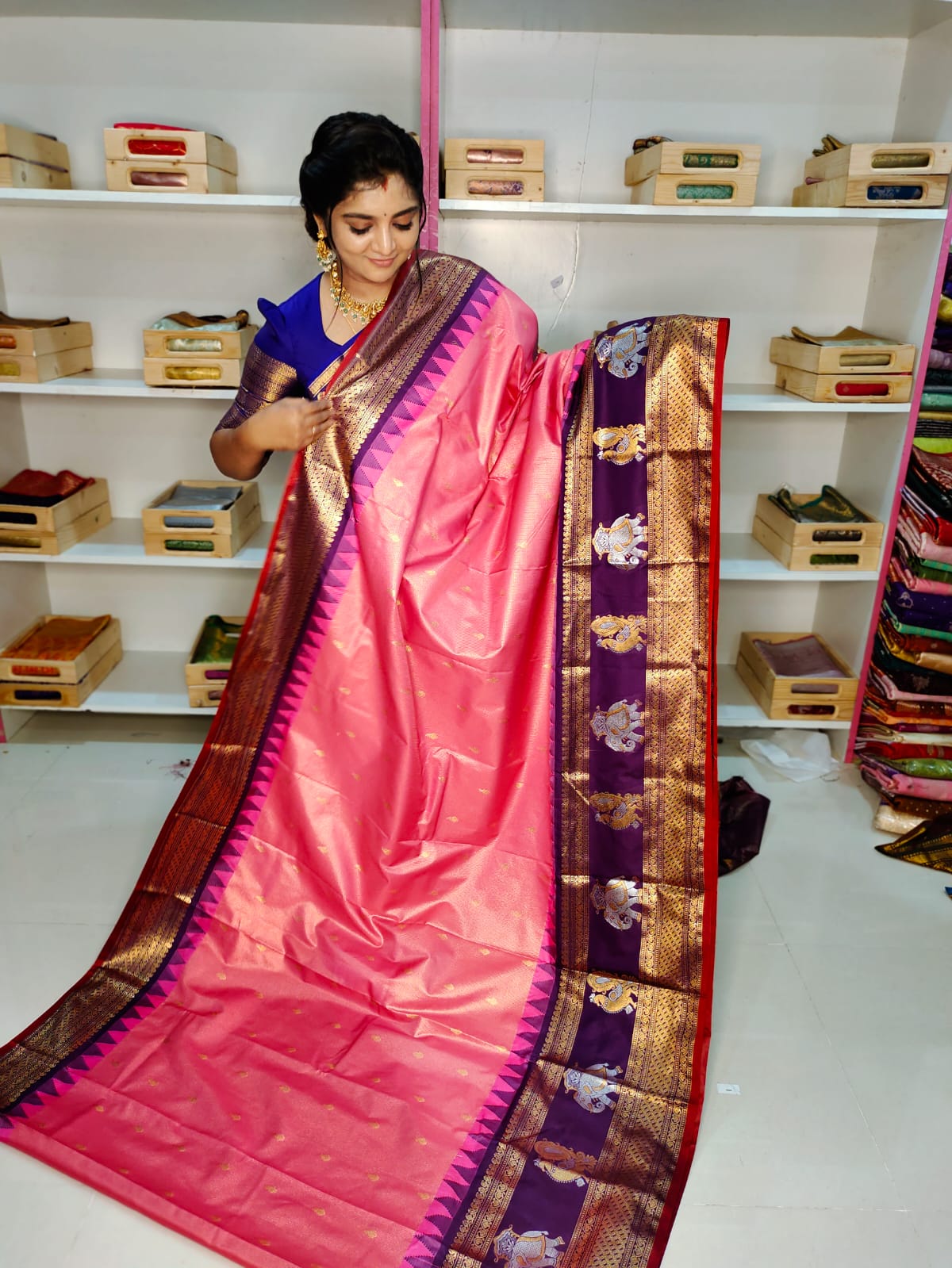 Primeme gadwal silk saree