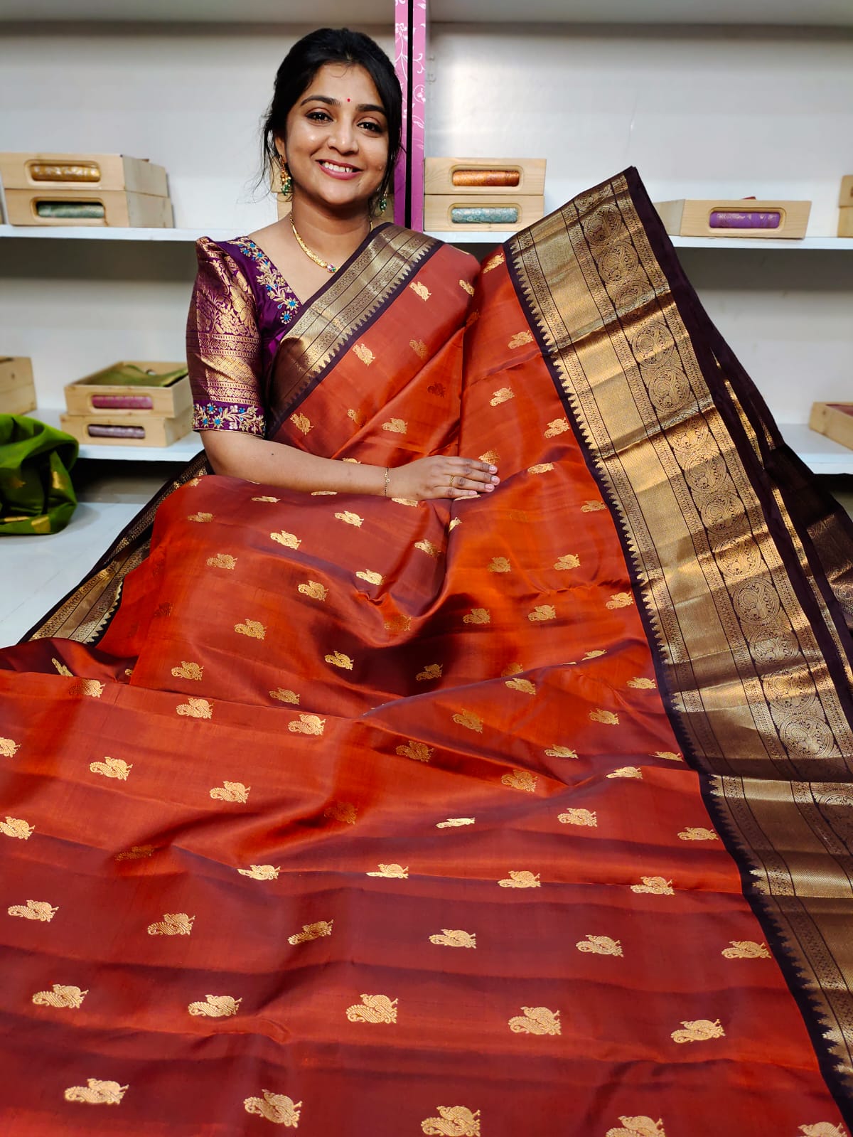 Silk mark kanchi pattu