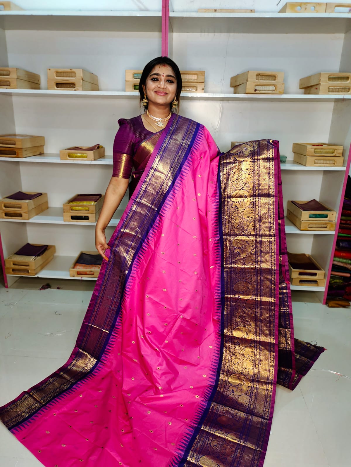 Primeme gadwal silk saree