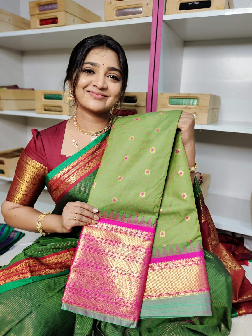 Gadwal silk saree